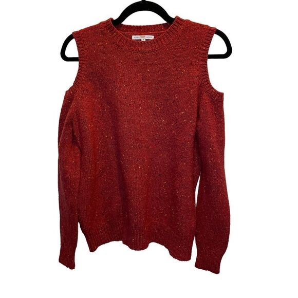 Rebecca Minkoff Cold Shoulder Wool Blend Sweater - Picture 1 of 4
